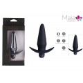 Cody USB Rechargeable Silicone 10- Function Vibrating Anal Plug 